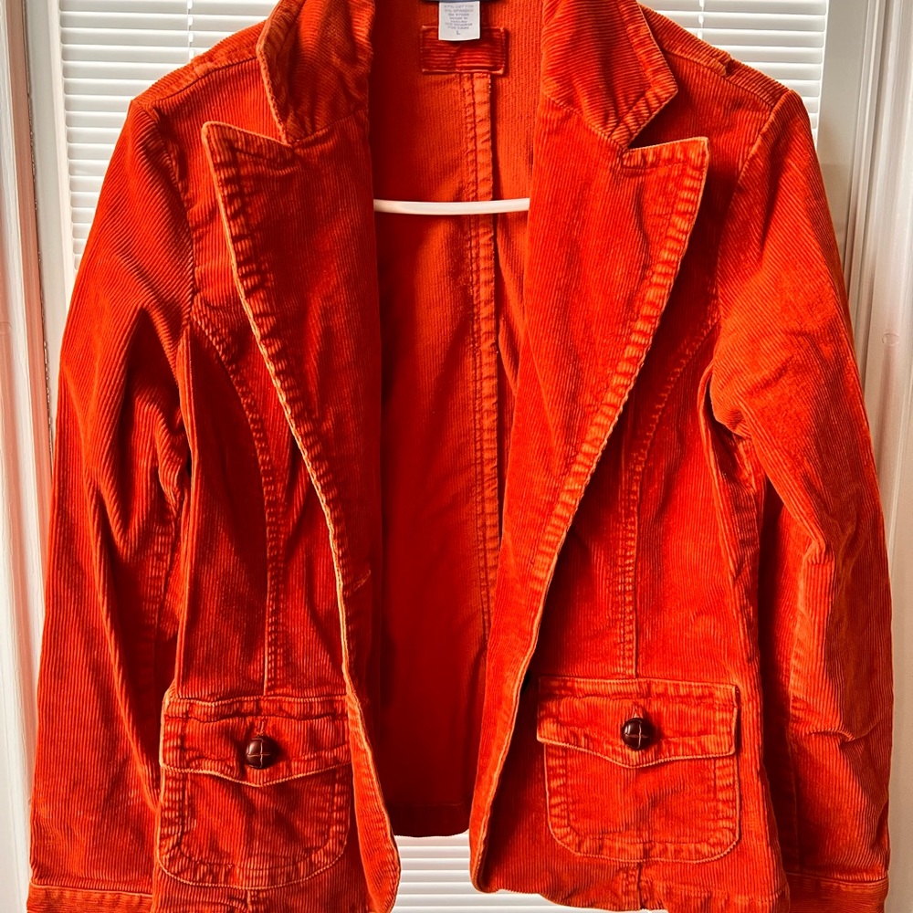 dELiA*s Burnt Orange Corduroy Blazer